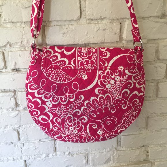 Vera Bradley Pink and White Shoulder Bag - Picture 7 of 7